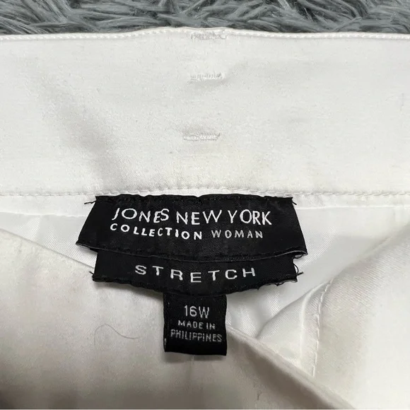 NWT Jones New York Collection Stretch White Pencil Skirt Size 16w - Picture 6 of 10